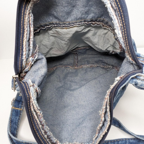 Vintage Denim Satchel - Picture 3 of 8